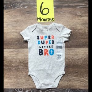 NWT Carter’s 6 Months Boys Bodysuit